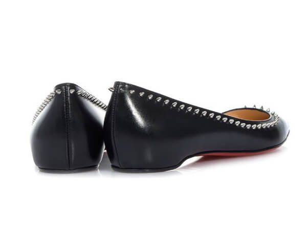 2017最新作 Christian Louboutin クリスチャン ルブタンコピー STUDED FLAT SHOES